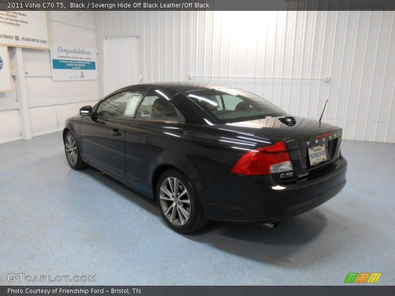 Black / Soverign Hide Off Black Leather/Off Black 2011 Volvo C70 T5