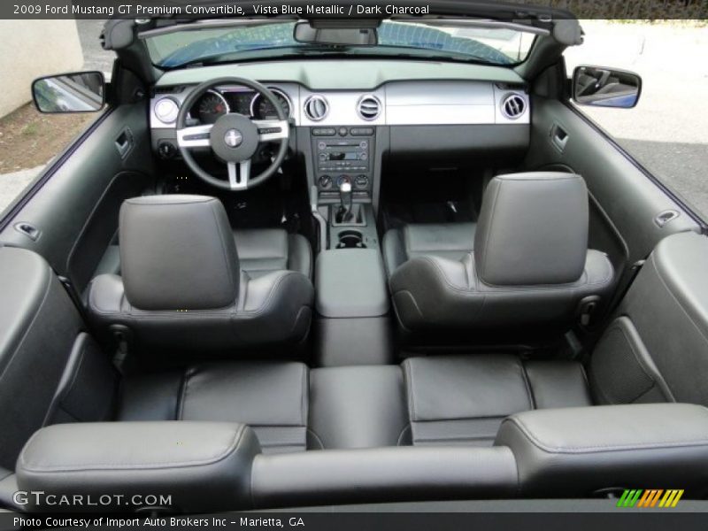  2009 Mustang GT Premium Convertible Dark Charcoal Interior