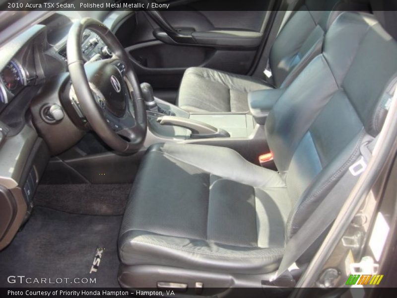Polished Metal Metallic / Ebony 2010 Acura TSX Sedan