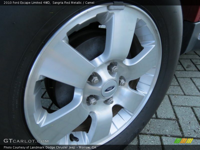 Sangria Red Metallic / Camel 2010 Ford Escape Limited 4WD