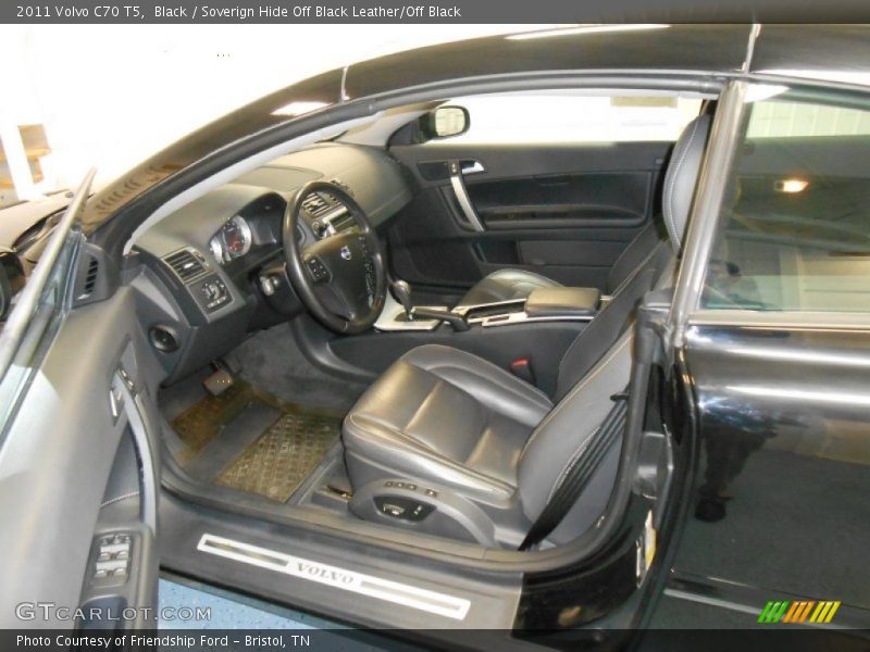 Black / Soverign Hide Off Black Leather/Off Black 2011 Volvo C70 T5