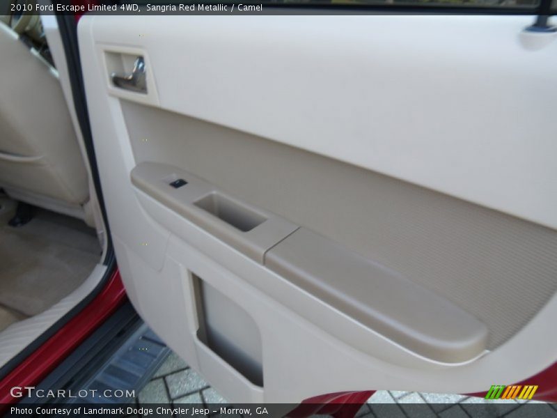 Sangria Red Metallic / Camel 2010 Ford Escape Limited 4WD