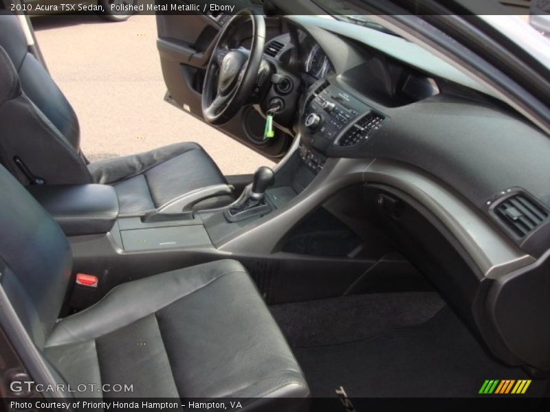 Polished Metal Metallic / Ebony 2010 Acura TSX Sedan