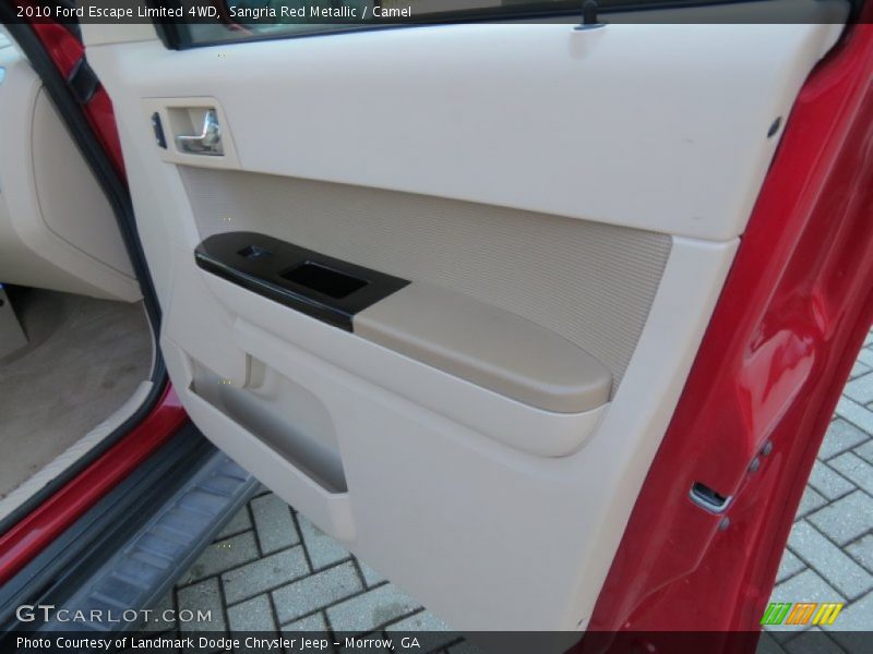 Sangria Red Metallic / Camel 2010 Ford Escape Limited 4WD