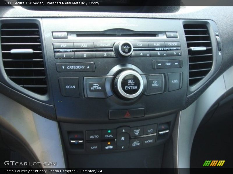 Polished Metal Metallic / Ebony 2010 Acura TSX Sedan