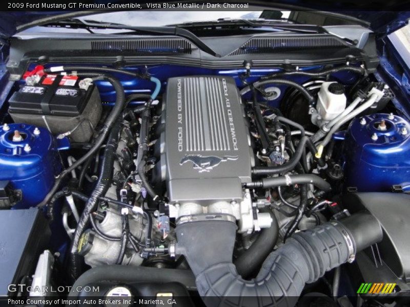 2009 Mustang GT Premium Convertible Engine - 4.6 Liter SOHC 24-Valve VVT V8