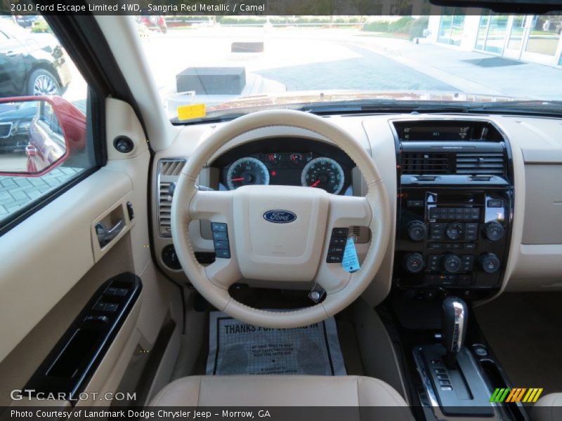 Sangria Red Metallic / Camel 2010 Ford Escape Limited 4WD
