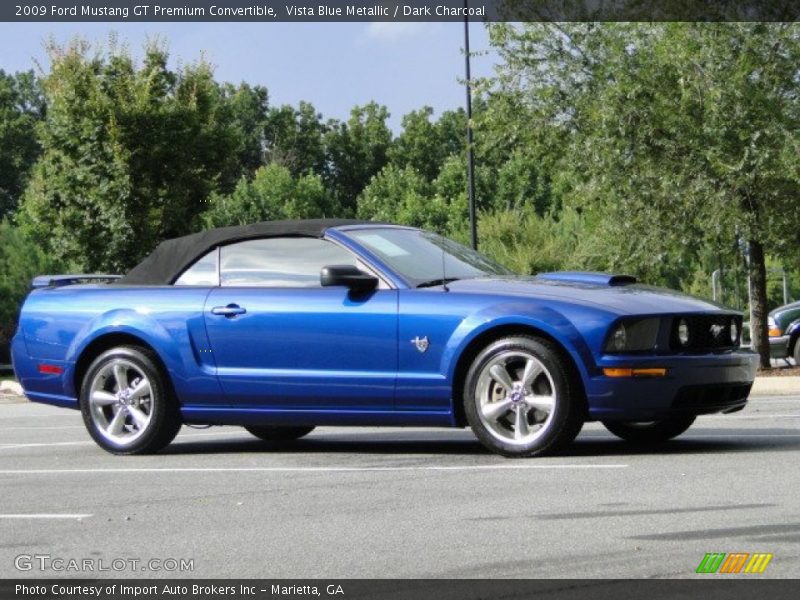  2009 Mustang GT Premium Convertible Vista Blue Metallic