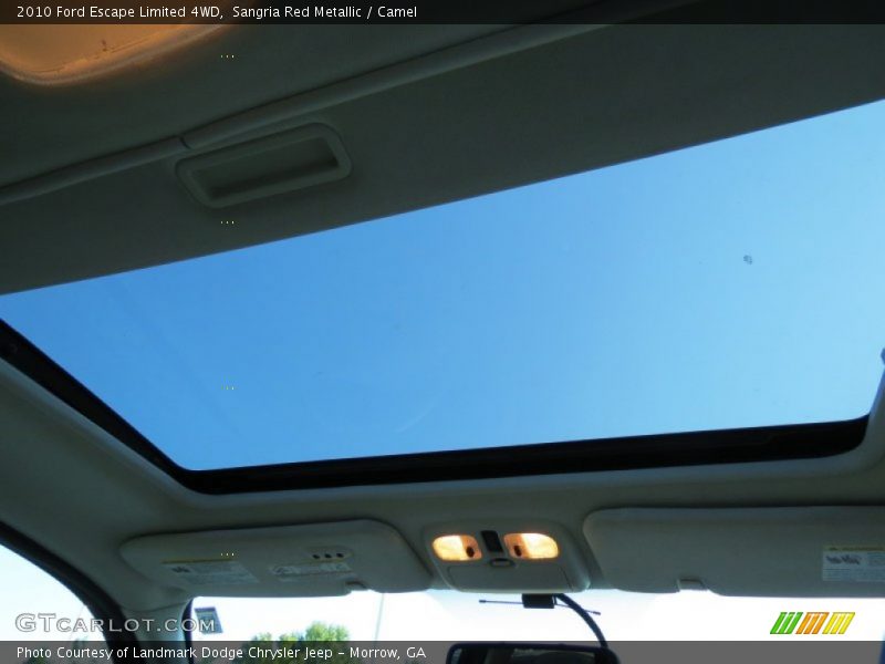 Sangria Red Metallic / Camel 2010 Ford Escape Limited 4WD