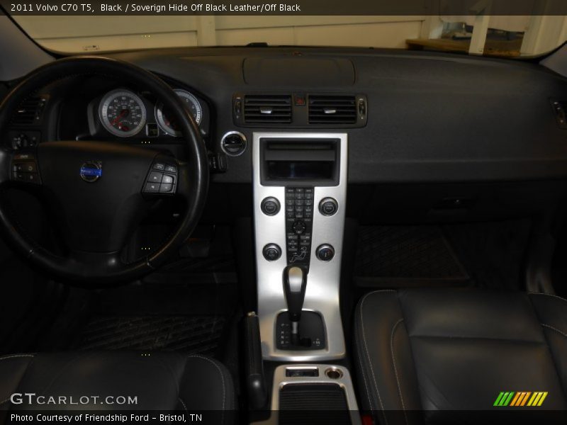 Black / Soverign Hide Off Black Leather/Off Black 2011 Volvo C70 T5