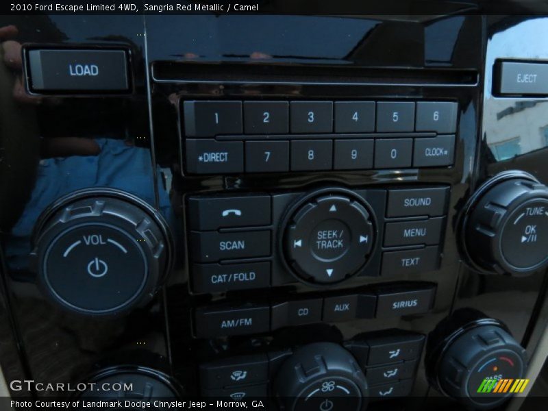 Sangria Red Metallic / Camel 2010 Ford Escape Limited 4WD