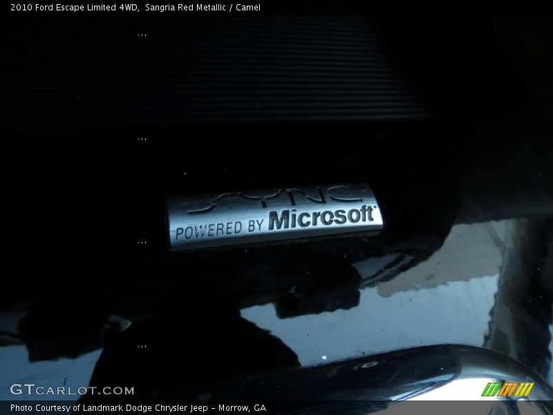 Sangria Red Metallic / Camel 2010 Ford Escape Limited 4WD