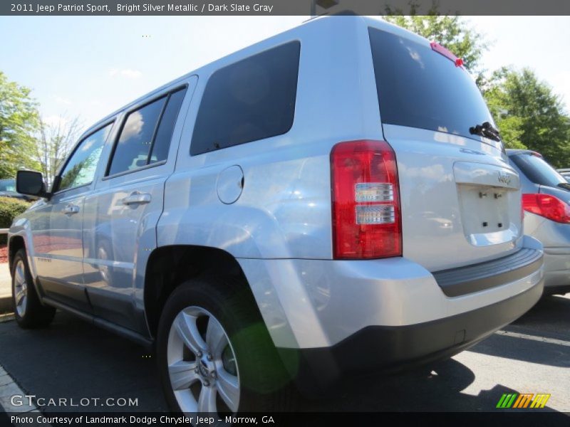 Bright Silver Metallic / Dark Slate Gray 2011 Jeep Patriot Sport