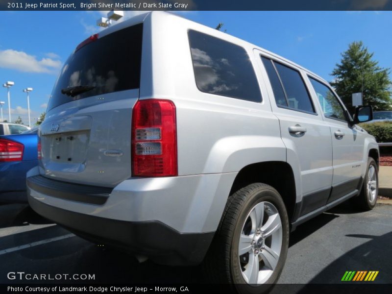 Bright Silver Metallic / Dark Slate Gray 2011 Jeep Patriot Sport