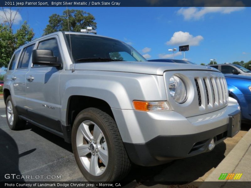 Bright Silver Metallic / Dark Slate Gray 2011 Jeep Patriot Sport