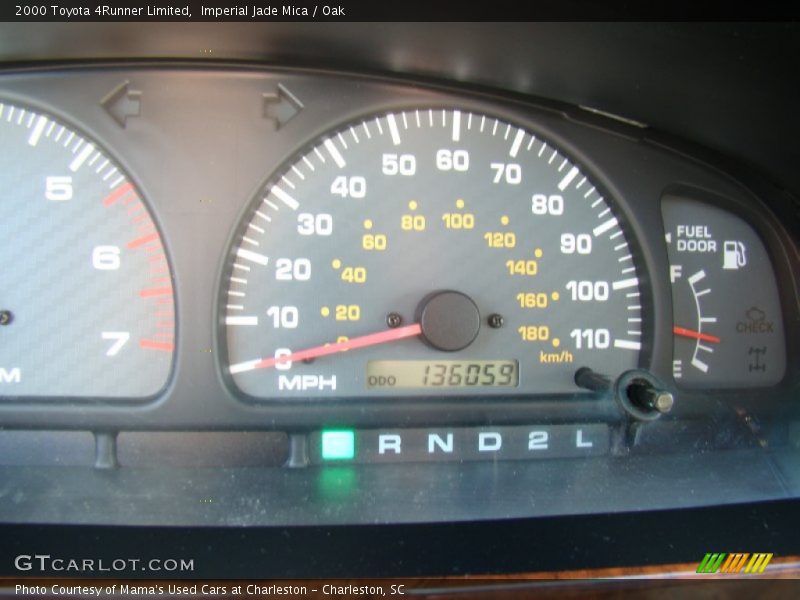 Imperial Jade Mica / Oak 2000 Toyota 4Runner Limited