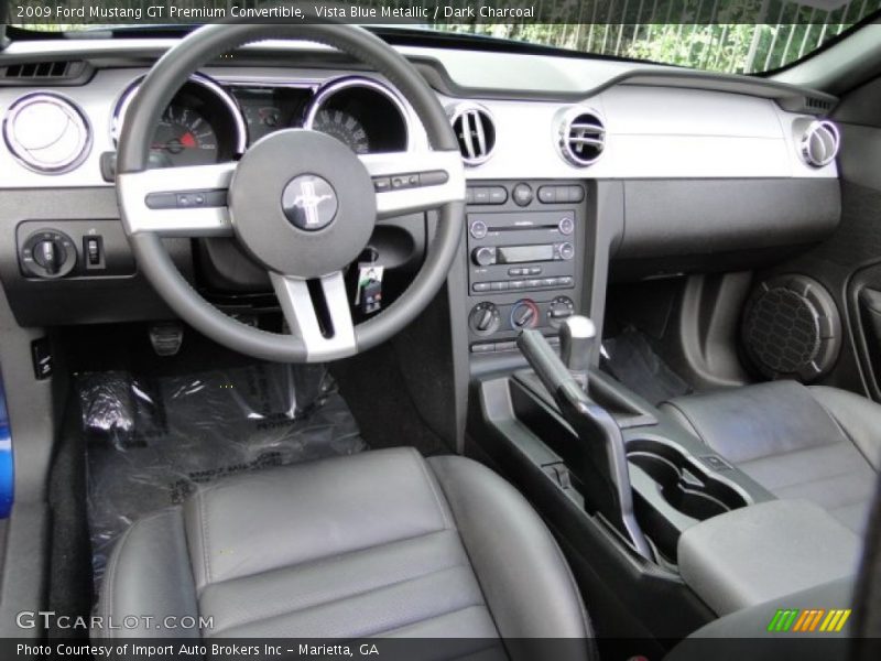 Dark Charcoal Interior - 2009 Mustang GT Premium Convertible 