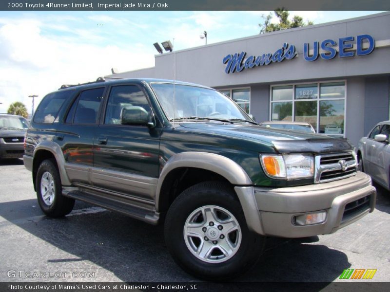 Imperial Jade Mica / Oak 2000 Toyota 4Runner Limited