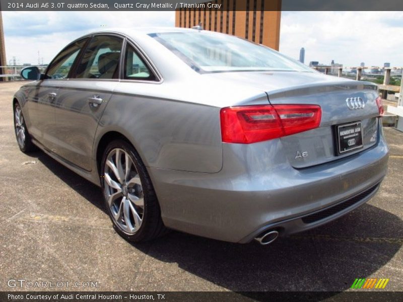 Quartz Gray Metallic / Titanium Gray 2014 Audi A6 3.0T quattro Sedan