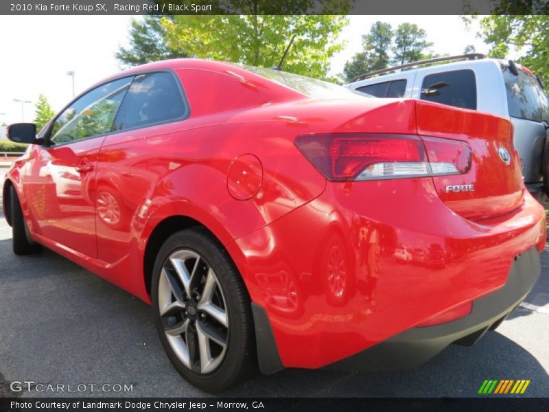 Racing Red / Black Sport 2010 Kia Forte Koup SX