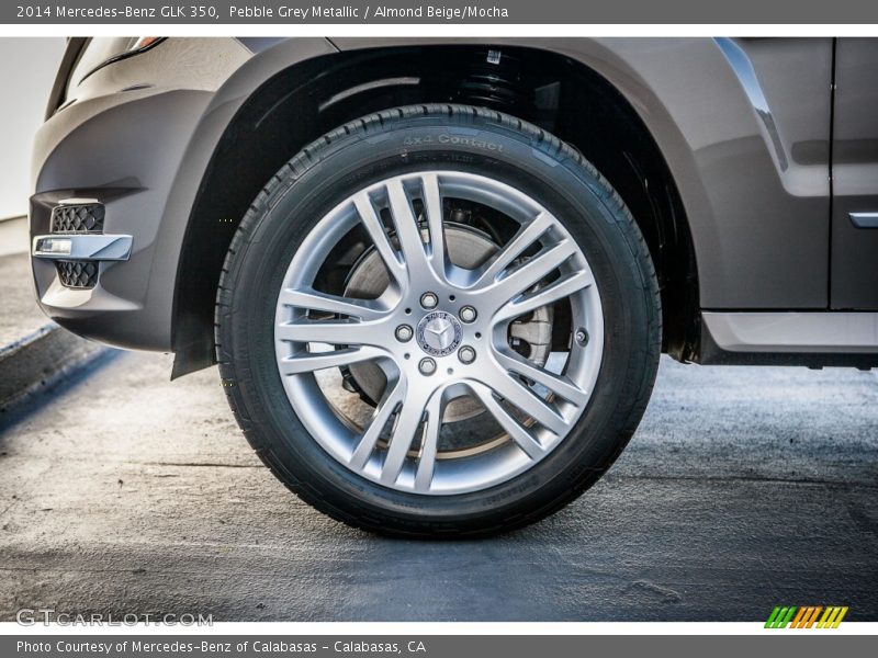 Pebble Grey Metallic / Almond Beige/Mocha 2014 Mercedes-Benz GLK 350