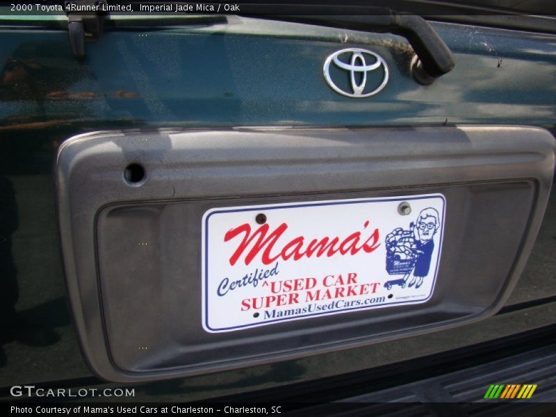 Imperial Jade Mica / Oak 2000 Toyota 4Runner Limited