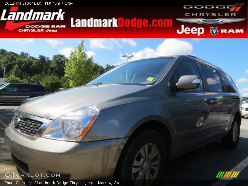 Platinum / Gray 2012 Kia Sedona LX