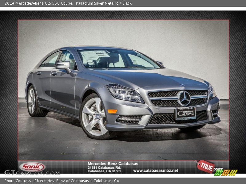 Palladium Silver Metallic / Black 2014 Mercedes-Benz CLS 550 Coupe