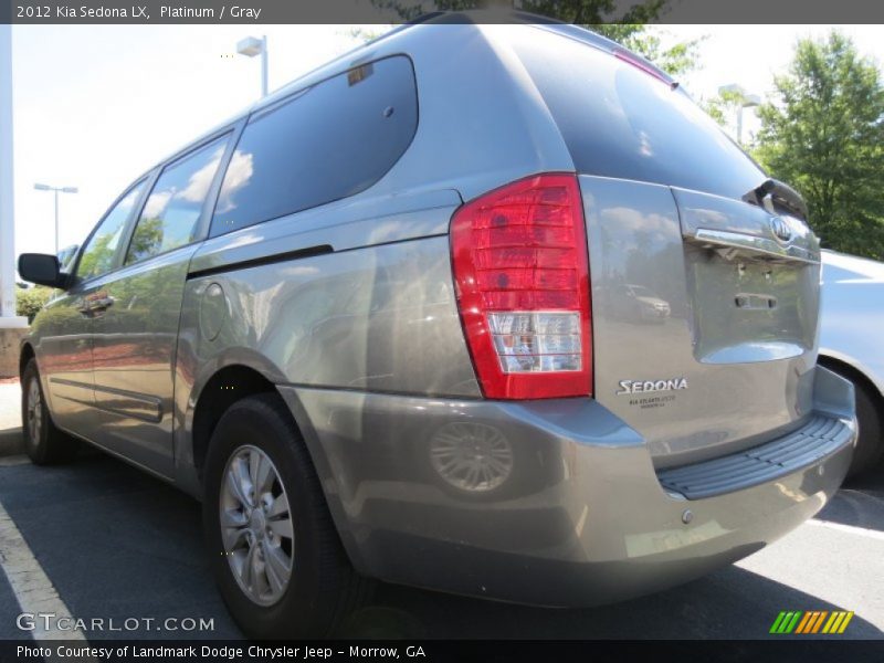 Platinum / Gray 2012 Kia Sedona LX
