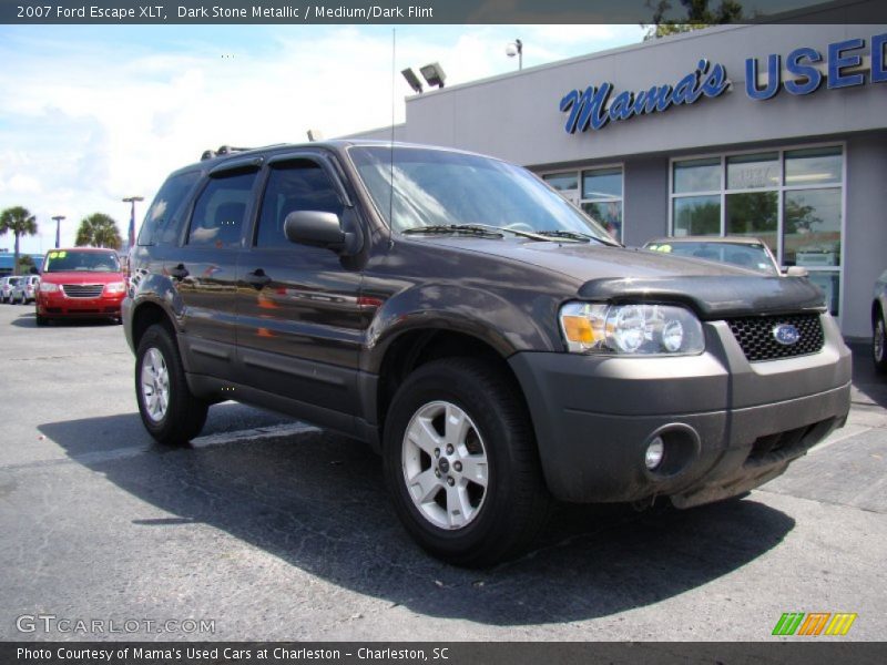 Dark Stone Metallic / Medium/Dark Flint 2007 Ford Escape XLT