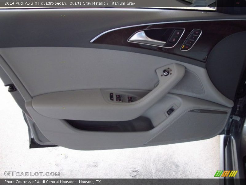 Quartz Gray Metallic / Titanium Gray 2014 Audi A6 3.0T quattro Sedan