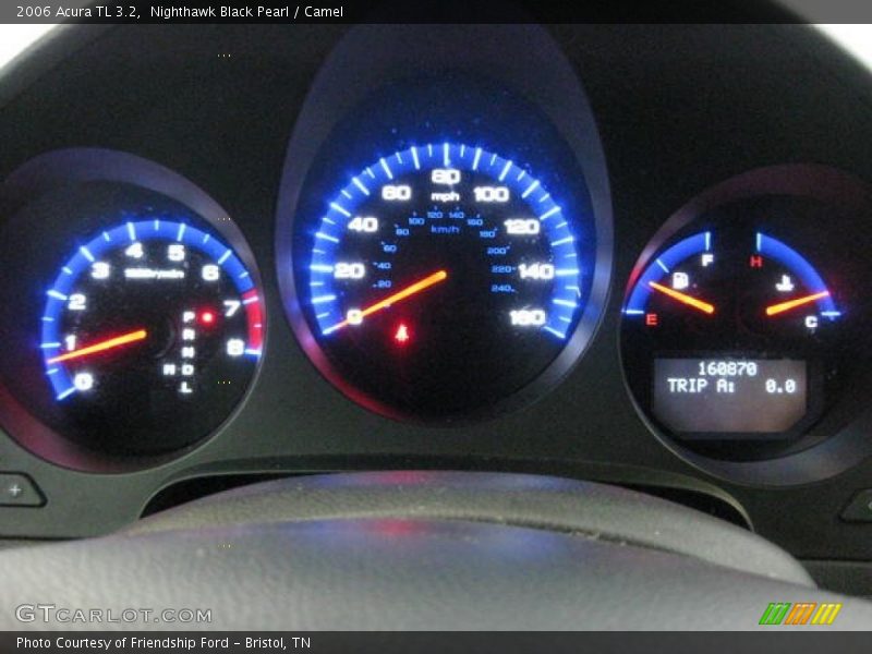 Nighthawk Black Pearl / Camel 2006 Acura TL 3.2