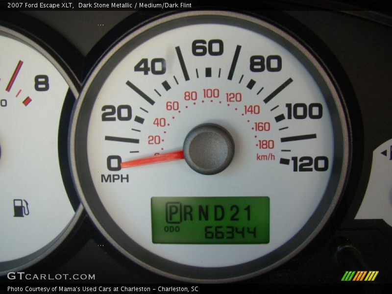 Dark Stone Metallic / Medium/Dark Flint 2007 Ford Escape XLT