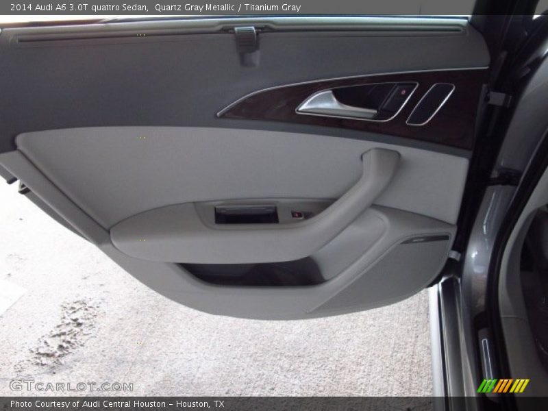 Quartz Gray Metallic / Titanium Gray 2014 Audi A6 3.0T quattro Sedan