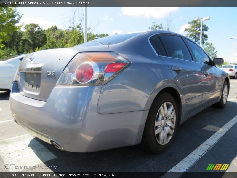 Ocean Gray / Charcoal 2011 Nissan Altima 2.5 S
