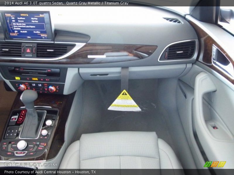 Quartz Gray Metallic / Titanium Gray 2014 Audi A6 3.0T quattro Sedan