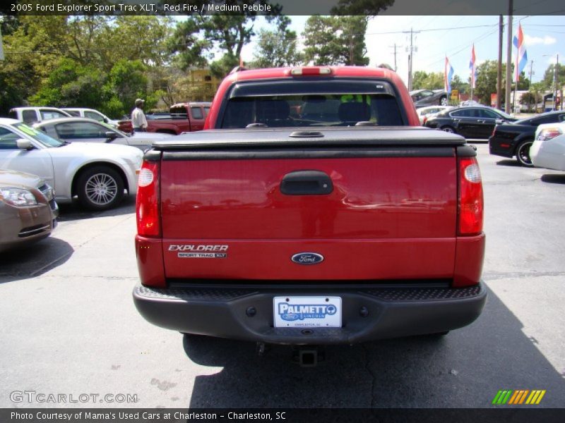 Red Fire / Medium Pebble 2005 Ford Explorer Sport Trac XLT