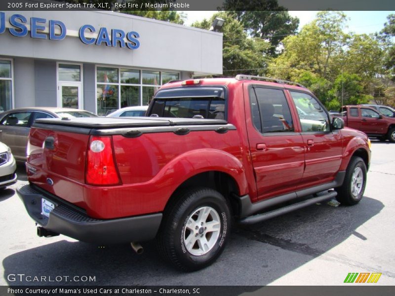 Red Fire / Medium Pebble 2005 Ford Explorer Sport Trac XLT