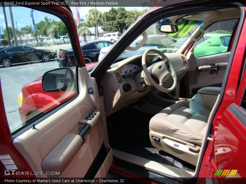 Red Fire / Medium Pebble 2005 Ford Explorer Sport Trac XLT