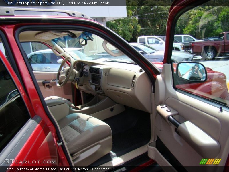 Red Fire / Medium Pebble 2005 Ford Explorer Sport Trac XLT