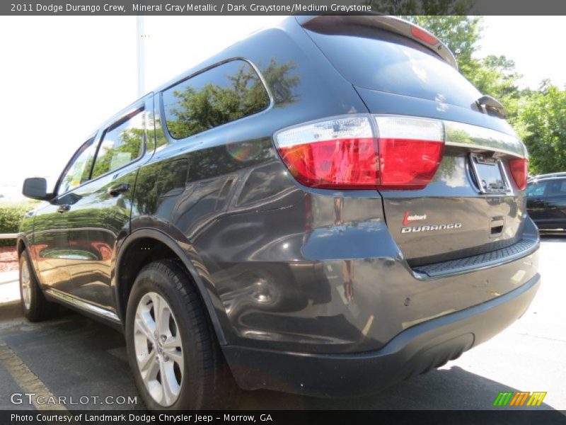 Mineral Gray Metallic / Dark Graystone/Medium Graystone 2011 Dodge Durango Crew