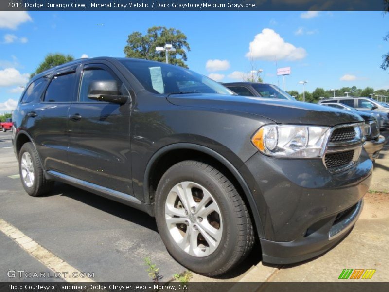 Mineral Gray Metallic / Dark Graystone/Medium Graystone 2011 Dodge Durango Crew