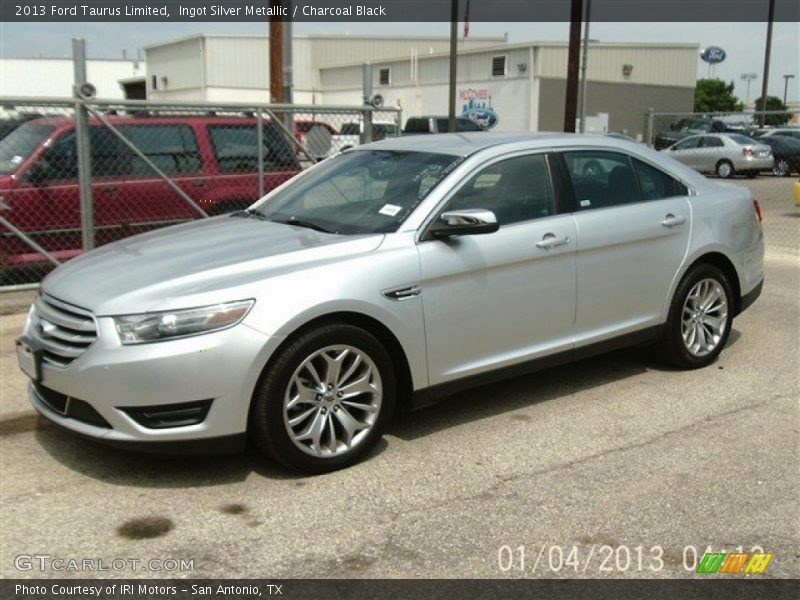 Ingot Silver Metallic / Charcoal Black 2013 Ford Taurus Limited