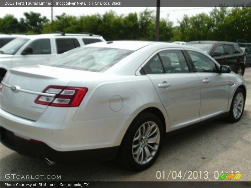 Ingot Silver Metallic / Charcoal Black 2013 Ford Taurus Limited