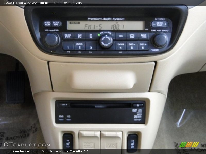 Taffeta White / Ivory 2008 Honda Odyssey Touring
