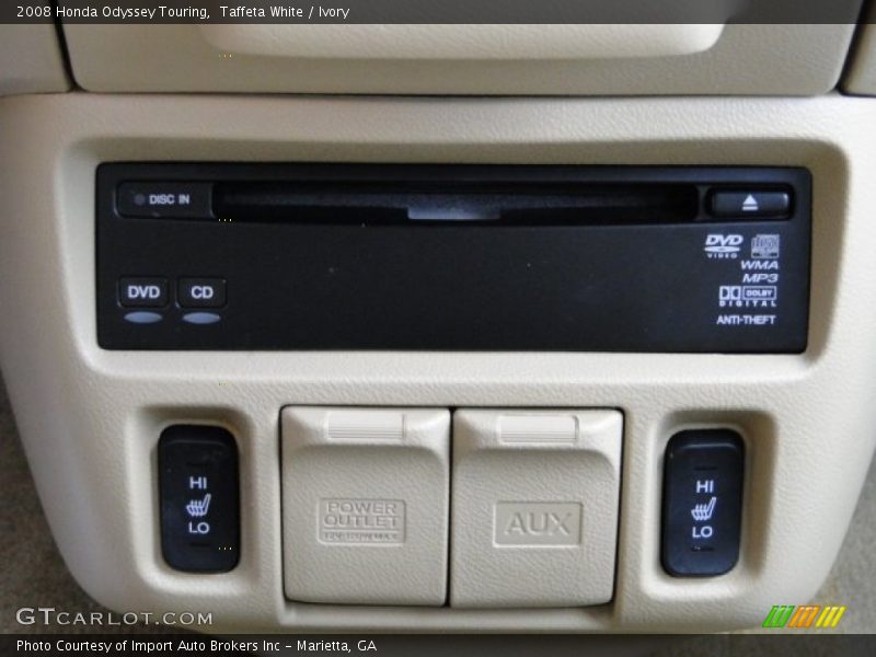 Taffeta White / Ivory 2008 Honda Odyssey Touring