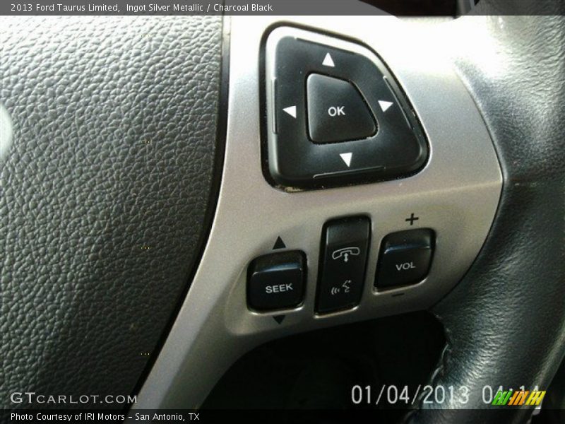 Ingot Silver Metallic / Charcoal Black 2013 Ford Taurus Limited