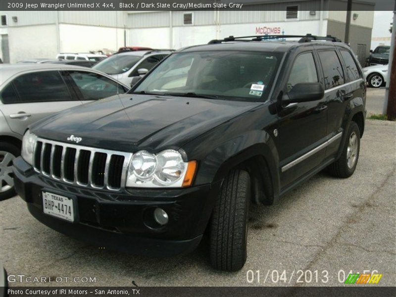 Black / Dark Slate Gray/Medium Slate Gray 2009 Jeep Wrangler Unlimited X 4x4