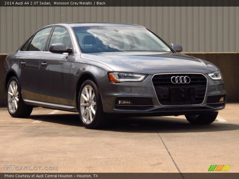 Monsoon Grey Metallic / Black 2014 Audi A4 2.0T Sedan