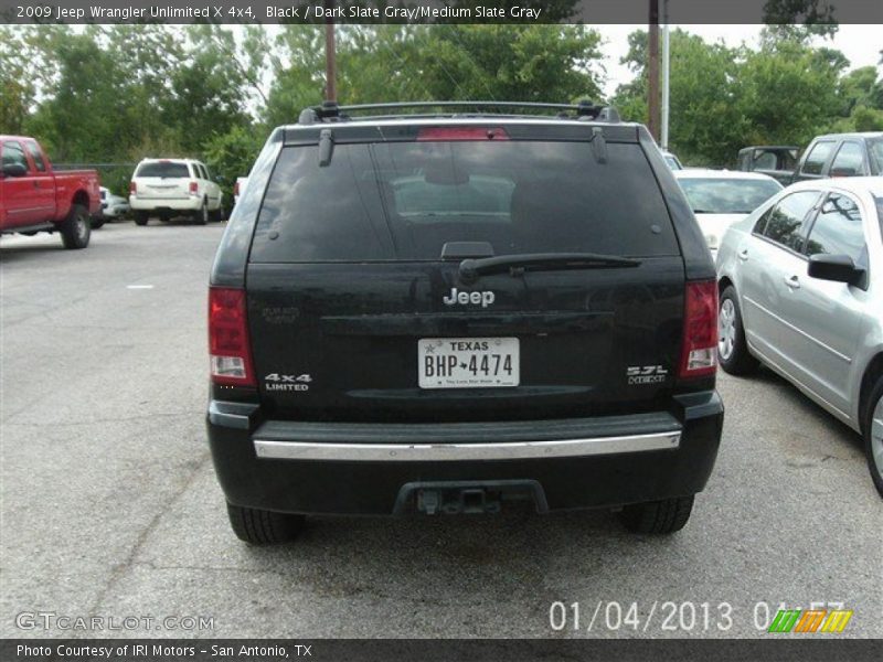 Black / Dark Slate Gray/Medium Slate Gray 2009 Jeep Wrangler Unlimited X 4x4